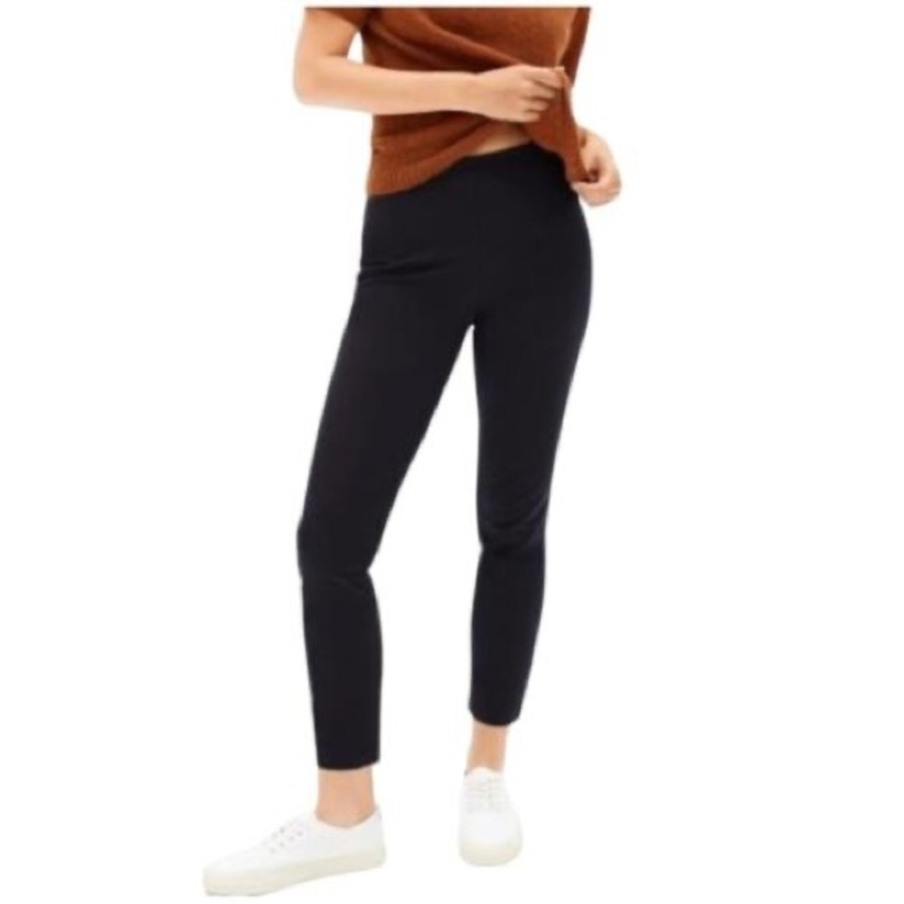 Everlane Curvy Slim Side Zip Work Pants Black Size 14 NWT Classic Office Capsule